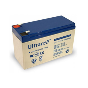 Bateria Selada de Chumbo AGM 12V 7Ah – Ultracell UL12V7AH