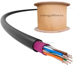 Cabo UTP CAT6 4P Cu PVC + PE Classe CPR Fca Exterior Cor Preto 305 Mts. - CAB-601103231